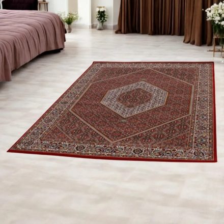 Perserteppich burgund Bidjar 140x200 hochwertiger teppich für Schlafzimmer