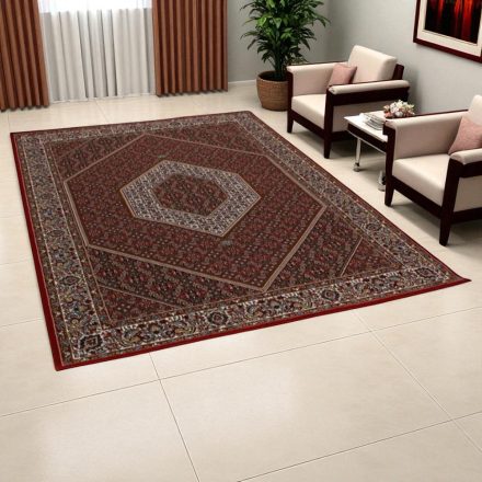Perserteppich burgund BIDJAR 200x300 hochwertiger teppich für Wohnzimmer