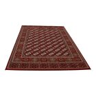 Perserteppich burgund BOKHARA 200x300 hochwertiger teppich für Wohnzimmer