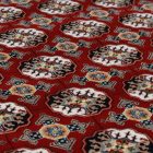 Perserteppich burgund BOKHARA 200x300 hochwertiger teppich für Wohnzimmer