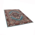 Perserteppich blaue Tabriz 160x230 hochwertiger wohnzimmer teppich aus acryl