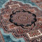 Perserteppich blaue Tabriz 160x230 hochwertiger wohnzimmer teppich aus acryl