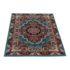 Perserteppich blauer Tabriz 80x120 Wohnzimmer teppich