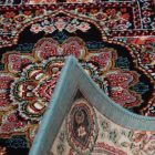 Perserteppich blauer Tabriz 80x120 Wohnzimmer teppich