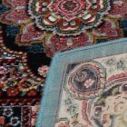 Perserteppich blauer Tabriz 80x120 Wohnzimmer teppich