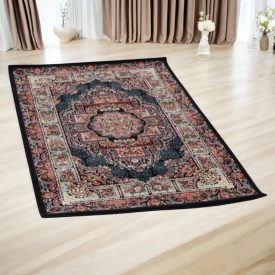 Perserteppich blau Tabriz 80x120 Hochwertige Acryl teppiche