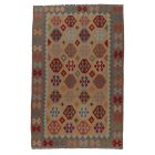 Kelim teppich Chobi 304x197 handgewebter afghanischer Kelim aus Wolle