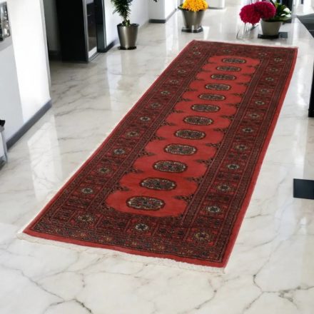 Teppich läufer Mauri 76x233 handgeknüpfter wollteppich