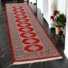 Teppich läufer Jaldar 79x261 handgeknüpfter wollteppich
