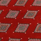 Teppich Pakistan rot Jaldar 156x248 handgeknüpfter Orientteppich