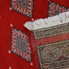 Teppich Pakistan rot Jaldar 156x248 handgeknüpfter Orientteppich