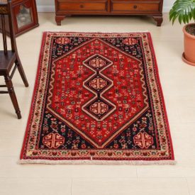   Abadeh teppich 74x124 Handgeknüpfter Nomadenteppich aus Persien 