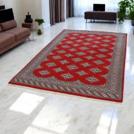   Pakistanischer Teppich Mauri 153x245 handgeknüpfter Orientteppich