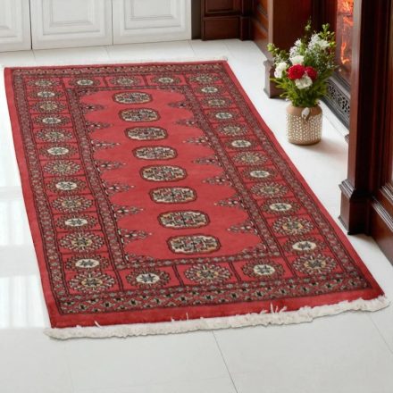 Pakistanischer Teppich Mauri 78x134 handgeknüpfter Orientteppich