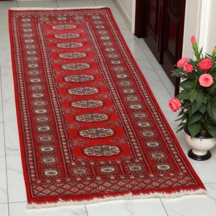 Teppich läufer Mauri 64x184 handgeknüpfter wollteppich