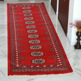 Teppich läufer Mauri 65x190 handgeknüpfter wollteppich