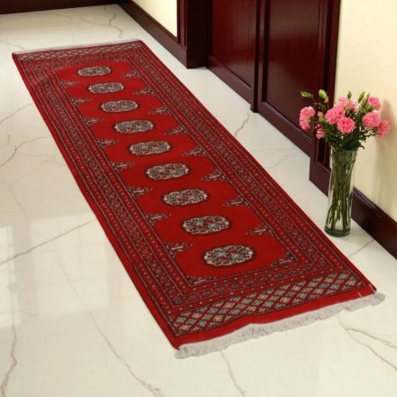 Teppich läufer Mauri 64x179 handgeknüpfter wollteppich