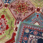 Kazak teppich 247x302 handgeknüpfter afghanischer teppich