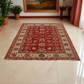   Kazak orientteppich 174x233 handgeknüpfter afghanischer teppich