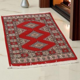 Orienttepich Jaldar 63x94 handgeknüpfter wollteppich