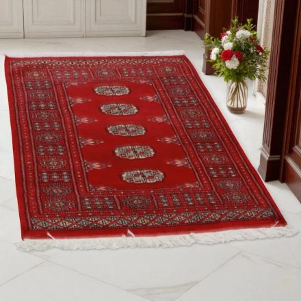 Pakistanischer Teppich Mauri 79x124 handgeknüpfter Orientteppich
