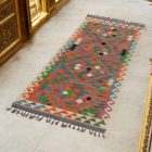 Kelim teppich Chobi 67x201 handgewebter afghanischer Kelim