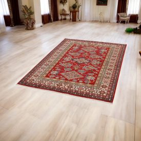 Kazak Teppich 127x280 handgeknüpfter orientteppich