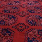 Grosse afghanischer Teppich burgunderrot Elefantenfuß 300x404 Handgeknüpfter Orientteppich