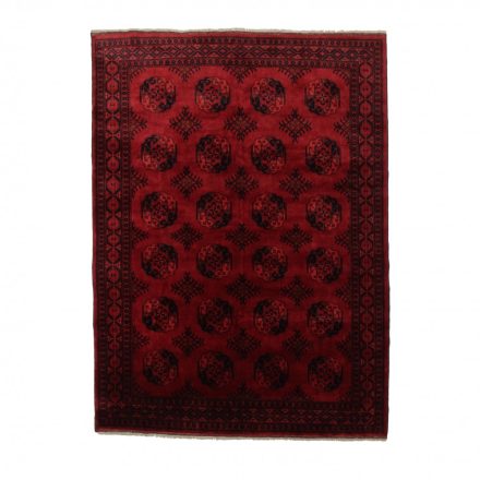 Afghanischer bordeaux Ersari 253x341 Handgefertigter Teppich für Wohnzimmer