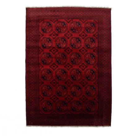 Afghanischer Teppich bordeaux Ersari 252x346 Handgefertigter Teppich für Wohnzimmer