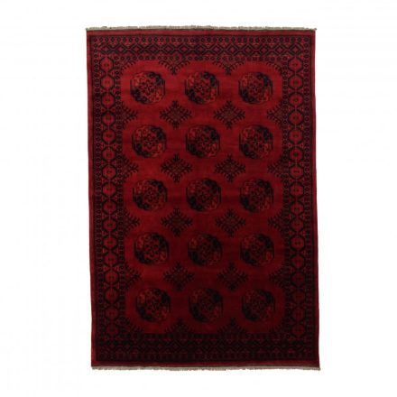 Afghanischer bordeaux Ersari 200x290 Handgefertigter Teppich für Wohnzimmer