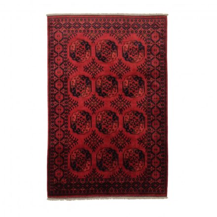 Afghanischer bordeaux Ersari 205x295 Handgefertigter Teppich für Wohnzimmer