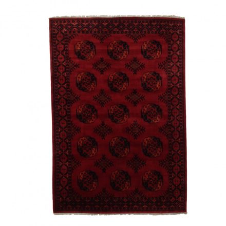 Afghanischer bordeaux Ersari 207x301 Handgefertigter Teppich für Wohnzimmer