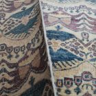 Ikat modern orientteppich 301x197 handgeknüpfter wohnzimmer teppich