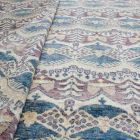 Ikat modern orientteppich 301x197 handgeknüpfter wohnzimmer teppich