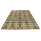 Ikat modern orientteppich 293x203 handgeknüpfter wohnzimmer teppich
