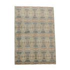 Ikat modern orientteppich 293x203 handgeknüpfter wohnzimmer teppich