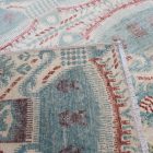Ikat modern orientteppich 293x203 handgeknüpfter wohnzimmer teppich