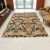 Ikat modern orientteppich 288x198 handgeknüpfter wohnzimmer teppich