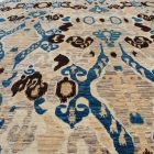 Ikat modern orientteppich 288x198 handgeknüpfter wohnzimmer teppich
