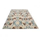 Ikat modern orientteppich 288x198 handgeknüpfter wohnzimmer teppich