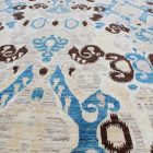 Ikat modern orientteppich 288x198 handgeknüpfter wohnzimmer teppich
