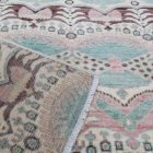 Ikat modern orientteppich 227x172 handgeknüpfter wohnzimmer teppich