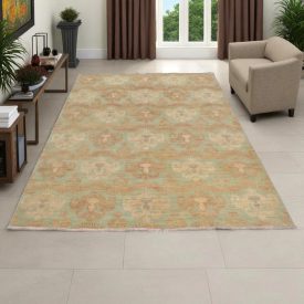   Ikat modern orientteppich 260x183 handgeknüpfter wohnzimmer teppich