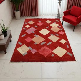   Ikat modern orientteppich 149x203 Handgeknüpfter wohnzimmer teppich