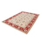 Ziegler Teppich beige-bordeaux 246x177 handgefertigter Teppich