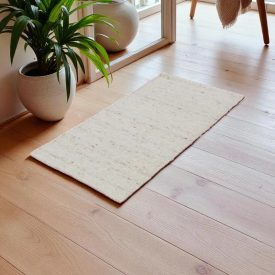 Gewebter Teppich natur Rustic 70x130 dicker teppich