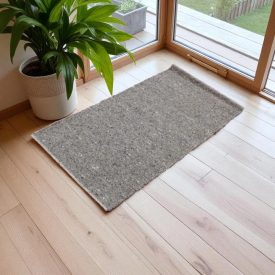 Gewebter Teppich natur Rustic 70x140 dicker teppich