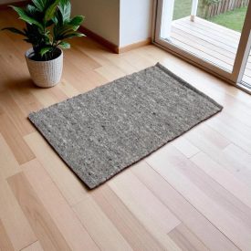 Gewebter Teppich natur Rustic 70x140 dicker teppich