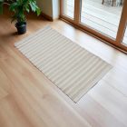 Gewebter Teppich natur Rustic 70 x130 dicker teppich